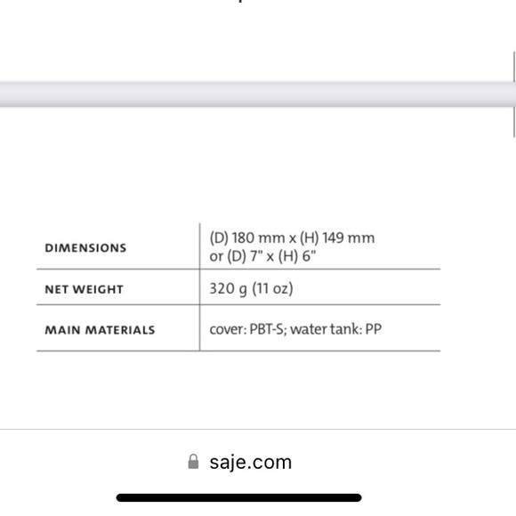 Saje Wellness Aroma Breeze Champagne Diffuser - Picture 7 of 7